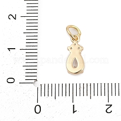 Ottone micro spianare fascino zirconi&nbsp;KK-Q096-15B-G