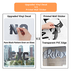 Autocollants décoratifs muraux en pvc&nbsp;DIY-WH0377-194