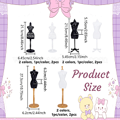 6 Stück 6 Stile Kunststoff-Minimodell&nbsp;DIY-NB0014-13