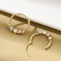 Orecchini a cerchio in ottone&nbsp;EJEW-B117-03