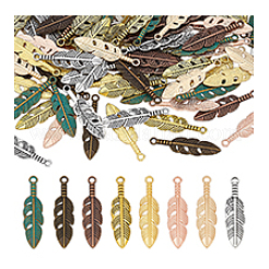 160 pz 8 colori pendenti in lega di stile tibetano&nbsp;FIND-PH0059-55