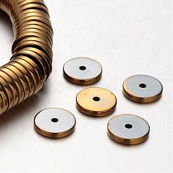 Electroplate non magnetici ematite sintetico fili di perline&nbsp;G-F300-17C
