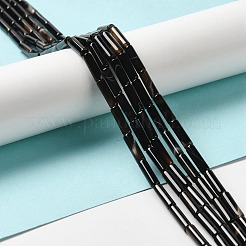 Natürliche schwarze Achat Perlen Stränge&nbsp;G-H013-49