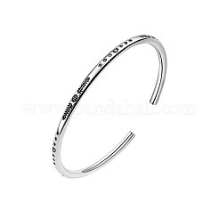 Gravierte Armreifen aus Messing für Damen und Herren&nbsp;FS-WG01448-01