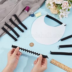 Polyester mit Latexseide Ersatzvisier-Lockenschnur&nbsp;DIY-WH0888-579A