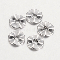Perles intercalaires ondulées de style tibétain&nbsp;X-TIBEB-A101871-AS-FF
