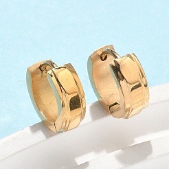 Boucles d'oreilles créoles en acier inoxydable 304 pour femmes&nbsp;EJEW-U066-02G