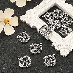 Pendenti in lega stile tibetano irlandese 10 pz&nbsp;PALLOY-YW0001-31