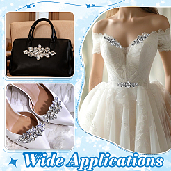 Parches de ropa con rhinestone&nbsp;PATC-WH0028-027P