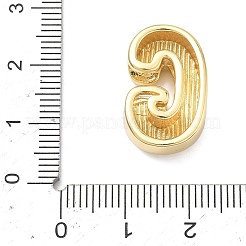 Perles initiales en laiton&nbsp;KK-B167-27G-01G