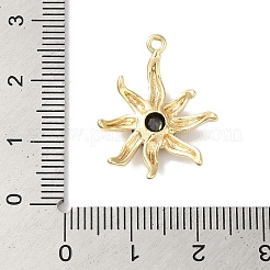 Micro in ottone con pendenti in vetro&nbsp;KK-U013-05G
