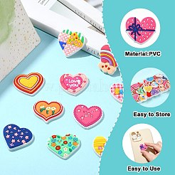 50 Stück 25 Stile PVC-Kunststoff-Cabochons&nbsp;FIND-CJ0002-94