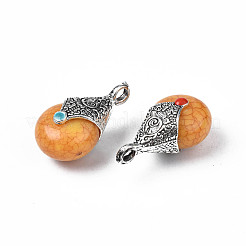 Pendenti in resina stile tibetano&nbsp;RESI-T022-16D