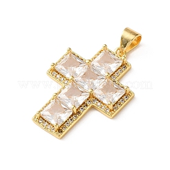 Pendentifs en laiton zircon cubique pavé&nbsp;CU-CBA03AF-17G-04