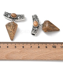 Natur Bildjaspisses Anhänger&nbsp;AL-CBA612E-11AS