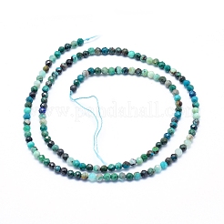 Natur Chrysokoll Perlen Stränge&nbsp;X-G-G823-13-3mm