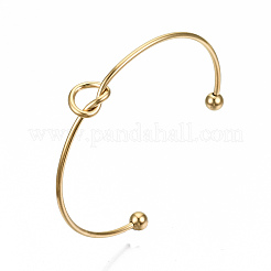 Fabricación de brazaletes con nudo de amor de acero inoxidable 304&nbsp;MAK-S073-001G