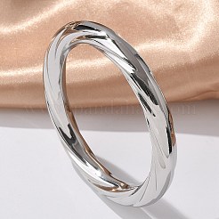 Pulseras de acero inoxidable 304 con diseño giratorio para mujer&nbsp;BJEW-S161-06P