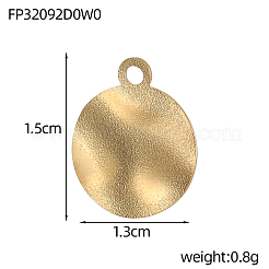 Pendentifs en acier inoxydable 304&nbsp;STAS-OY006-42G