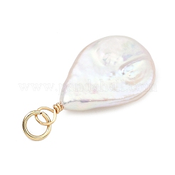 Pendentifs en perles baroques keshi naturelles nucléées&nbsp;PALLOY-JF05276-02