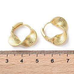 Orecchini a cerchio in ottone&nbsp;EJEW-S249-07G