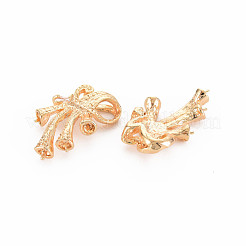 Pendenti in zirconi cubici trasparenti in micro pavè di ottone&nbsp;KK-S364-259