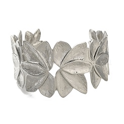 Anillo de puño de acero inoxidable 304 para mujer&nbsp;RJEW-U025-03P