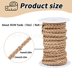 10 m geflochtene Kordel aus Wildlederimitat&nbsp;LW-SC0003-03