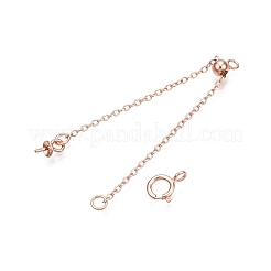 925 rallonges de chaîne en argent sterling&nbsp;STER-N016-02RG