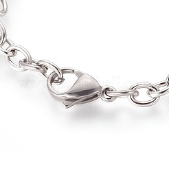 PVD-Vakuumplattierung von Armbändern aus Edelstahl 304&nbsp;BJEW-H600-14
