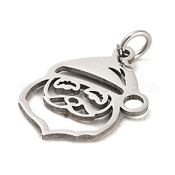 Pendentifs de Noël en acier inoxydable 304 anti-ternissement&nbsp;STAS-K265-10P