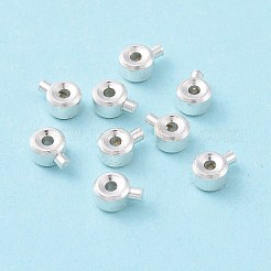 925 Sterling Silber Crimp Perlen&nbsp;STER-D035-01S