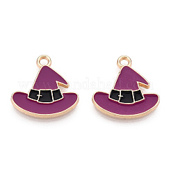 Colgantes de esmalte de aleación chapados en oro claro&nbsp;LS-ENAM-T009-33B