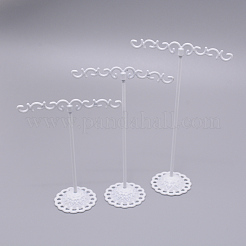 Conjuntos de soporte de exhibición de aretes de chapado de hierro sólido&nbsp;EDIS-WH0009-02B