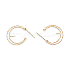 Fornituras de aretes de latón&nbsp;KK-N232-480