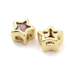 Laiton avec perles en zircone&nbsp;KK-H527-17G