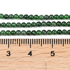 Natürliche jadeite Perlen Stränge&nbsp;G-B175-B01-2mm