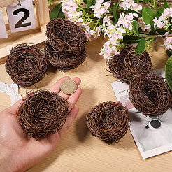Nido d'uccello imitazione rattan&nbsp;AJEW-WH0609-144B
