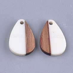 Colgantes de resina y madera de nogal&nbsp;X-RESI-S358-14G