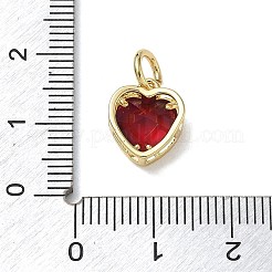 Charms in ottone zirconi a pavé di ottone&nbsp;KK-CBA56EF-31G-01