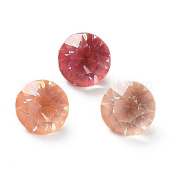Cabochon di strass di vetro k9 galvanizzato&nbsp;RGLA-M016-C02-AM
