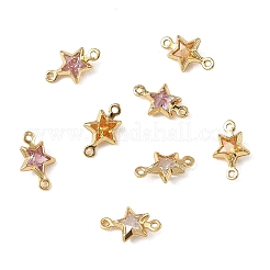 Ciondoli a stella Shegrace in ottone con pavé di zirconi cubici.&nbsp;XGRQ2O760-441G
