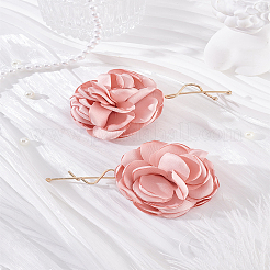 2 Stück Stoffblumen-Drehclip&nbsp;PHAR-LP0002-28