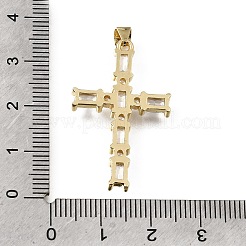 Pendentifs en laiton pavé de zirconiums cubiques de Pâques&nbsp;CU-E002-01E-G07