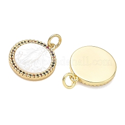 Colgantes de circonitas cúbicas de colores con micro pavé de latón chapado en rack&nbsp;CU-CBA01AA-07G