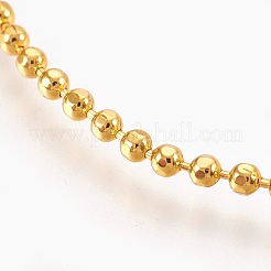 Ottone palla making collana a catena&nbsp;KK-F763-06G