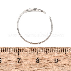 Offene Manschettenringe aus Edelstahl 304&nbsp;RJEW-P191-14P