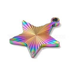 Pendentifs en acier inoxydable 304 avec placage ionique (IP)&nbsp;STAS-D025-04M-02