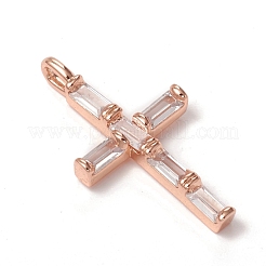Messing micro pave klare zirkonia anhänger&nbsp;KK-I668-22