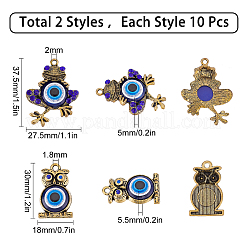 20 Stück 2 Style Legierungsanhänger&nbsp;FIND-SC0002-69